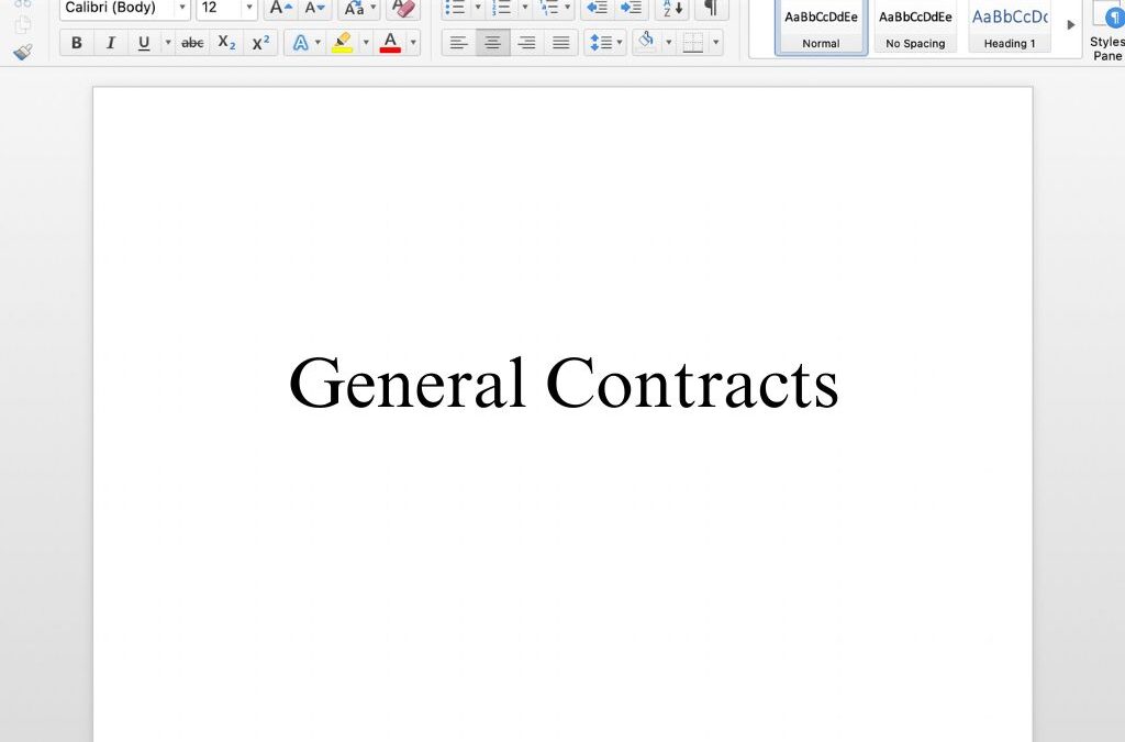 Contract – Free Template