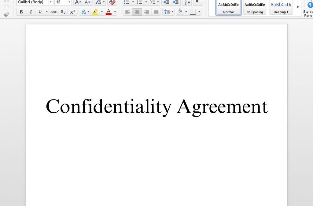 Confidentiality Agreements Free Template