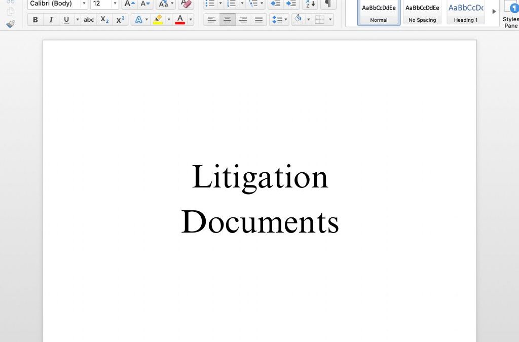 Litigation Agreement Free Template