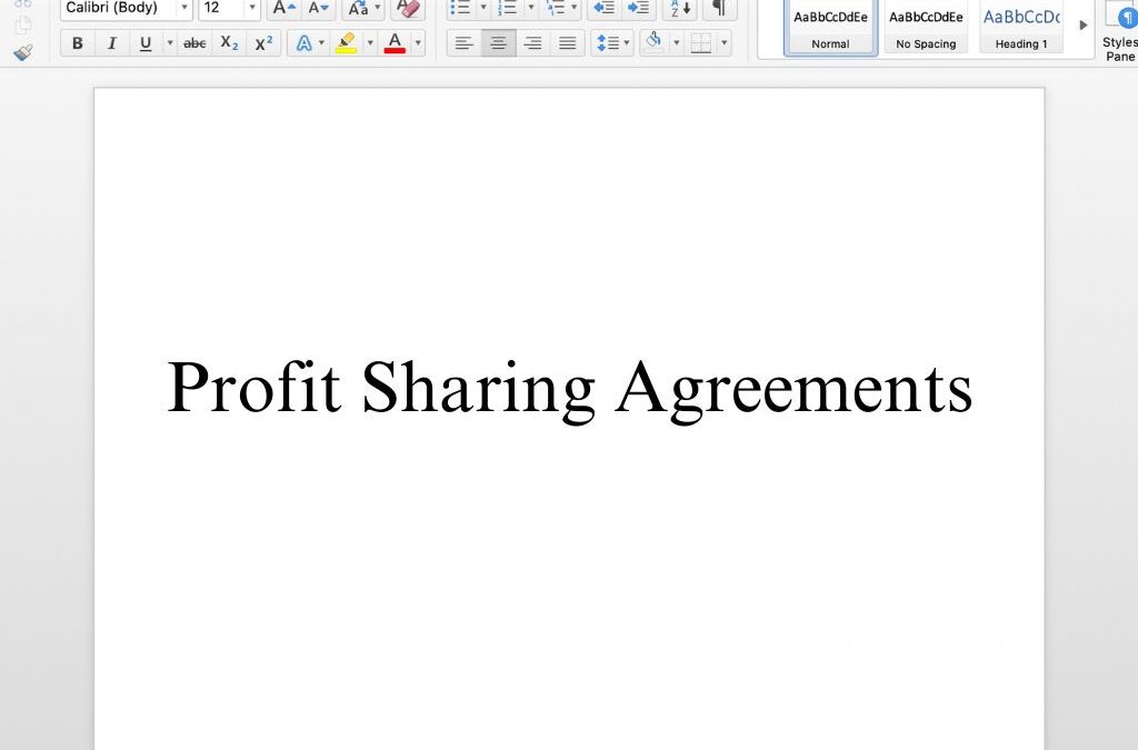 Profit – Revenue Sharing – Free Template