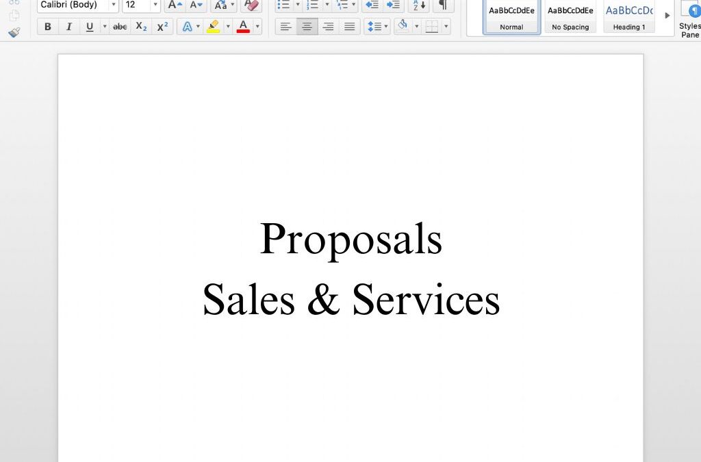 Proposals Free Template