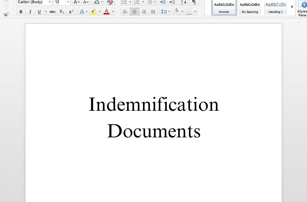 Indemnification Agreement Free Template